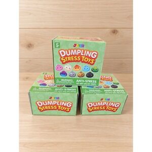Joyin Dumpling Stress Toys Set of 3 Mystery Blind Box Fidget Squishy Sensory Toy